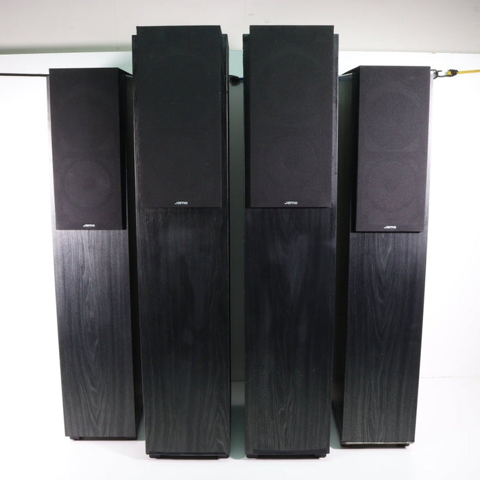 Jamo Four Speaker Floorstanding Tower Set Black (Tower Pair E770