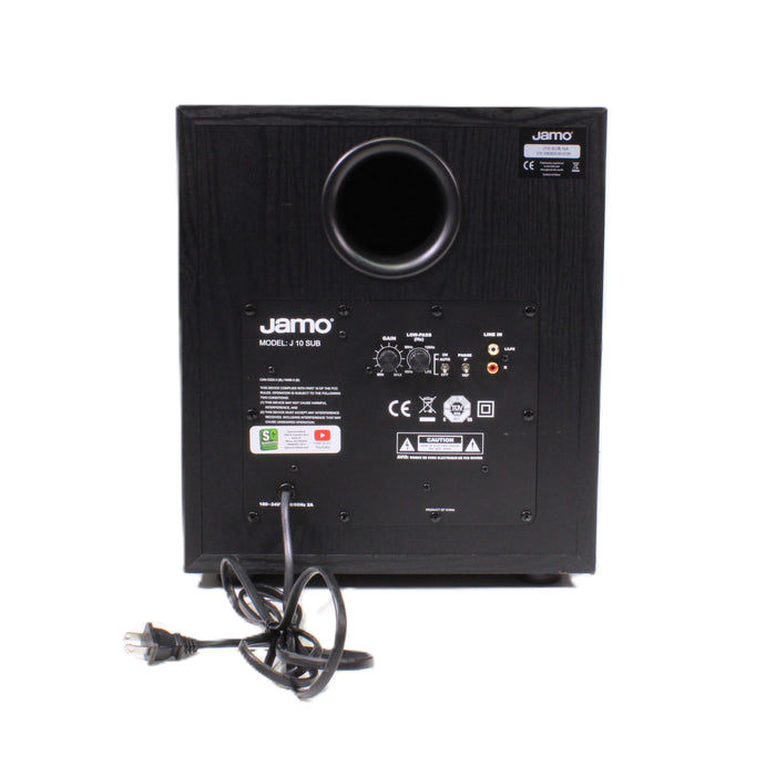 Jamo J 10 SUB Powered 10" Subwoofer 150W RMS 300W Peak Bass Reflex-Speakers-SpenCertified-vintage-refurbished-electronics
