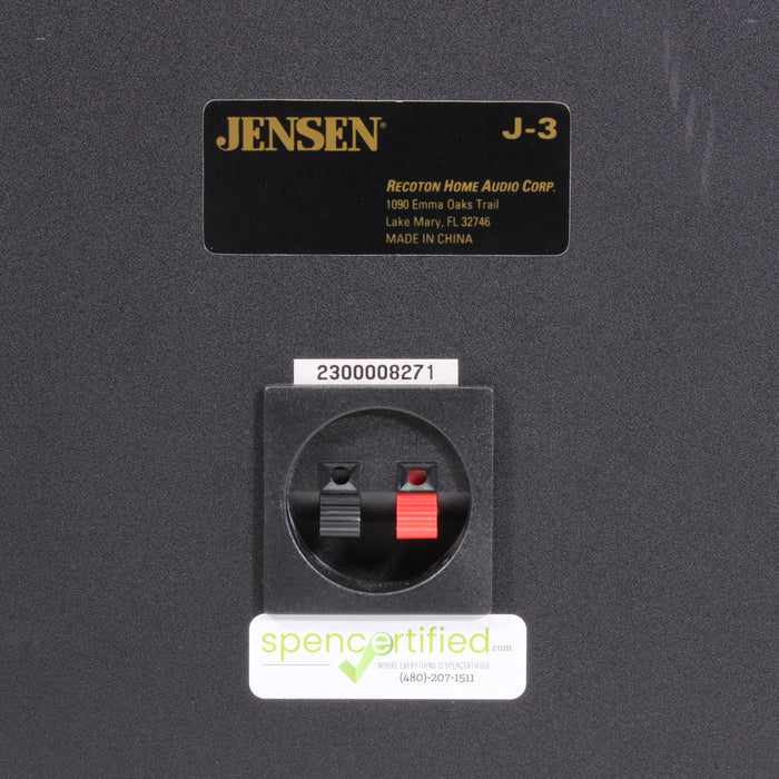 Jensen J-3 Front Port 3-Way Floor-Standing Speaker Pair 12" Woofers (1998)-Speakers-SpenCertified-vintage-refurbished-electronics