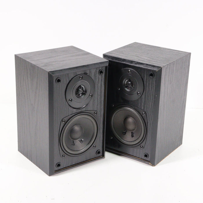 Jensen JHT805 Bookshelf Speaker Pair Black-Speakers-SpenCertified-vintage-refurbished-electronics