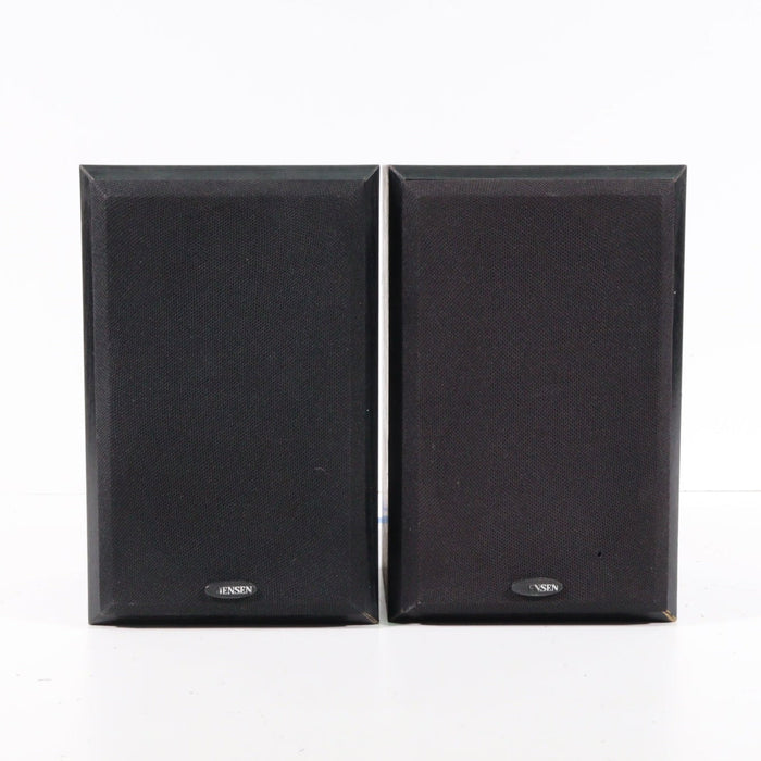 Jensen JHT805 Bookshelf Speaker Pair Black-Speakers-SpenCertified-vintage-refurbished-electronics