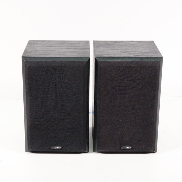 Jensen JHT805 Bookshelf Speaker Pair Black-Speakers-SpenCertified-vintage-refurbished-electronics