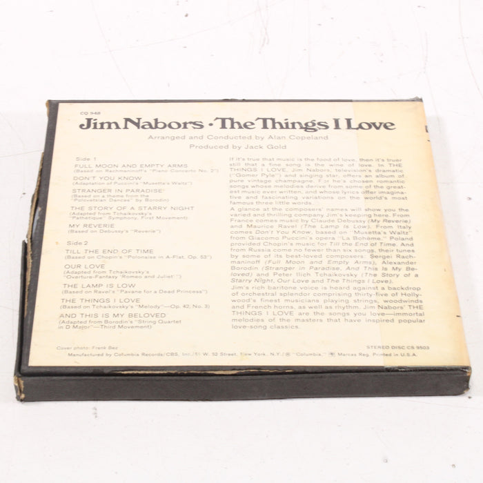 Jim Nabors – The Things I Love Reel to Reel Tape 7" 1/4" 7½ IPS Columbia Stereo Tape-Reel-to-Reel Tape-SpenCertified-vintage-refurbished-electronics
