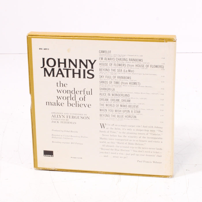 Johnny Mathis – The Wonderful World of Make Believe – Reel to Reel Tape 7" 1/4" 7½ IPS Columbia Stereo Vintage Pop Vocal-Reel-to-Reel Tape-SpenCertified-vintage-refurbished-electronics