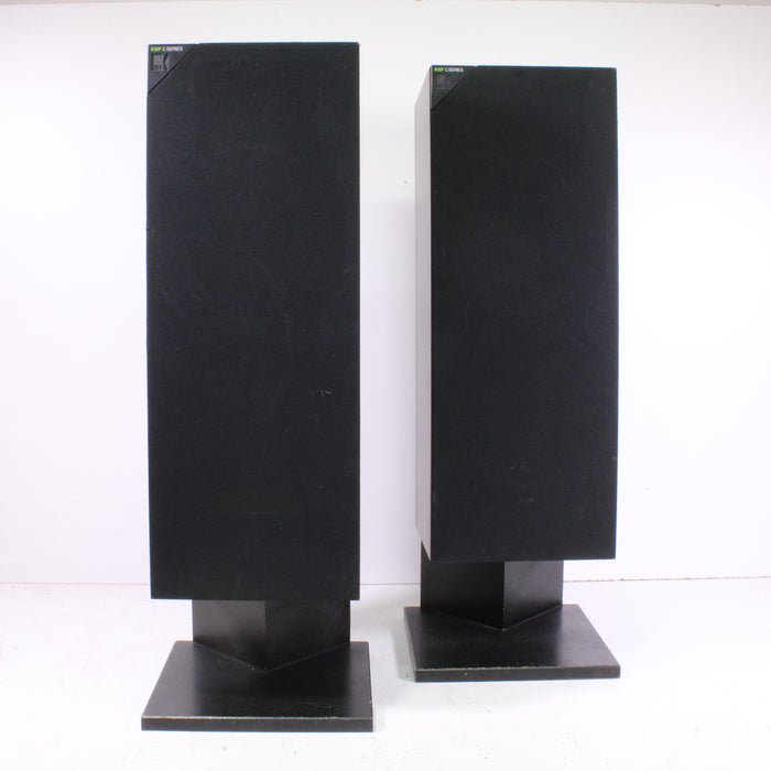 KEF C40 Three-Way Loudspeaker System with Stand (1988)-Speakers-SpenCertified-vintage-refurbished-electronics