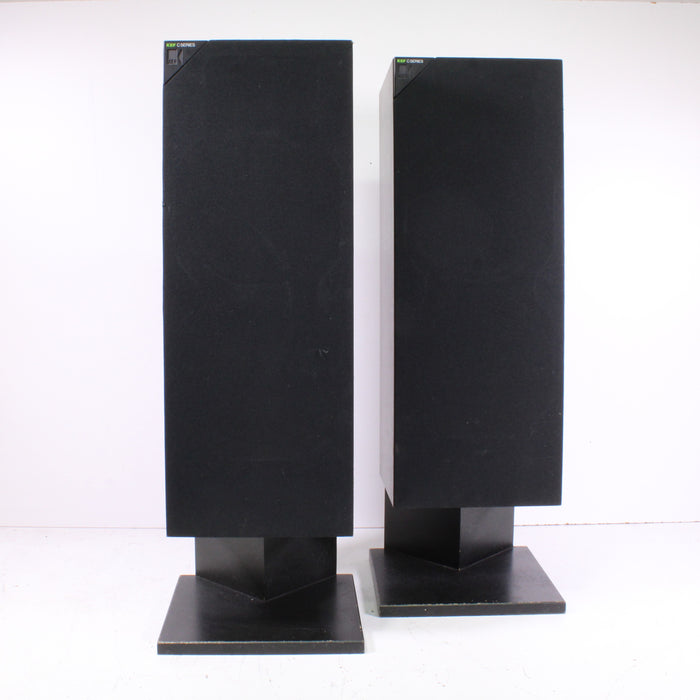 KEF C40 Three-Way Loudspeaker System with Stand (1988)-Speakers-SpenCertified-vintage-refurbished-electronics
