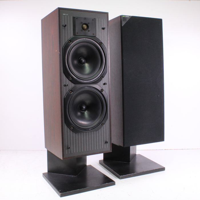 KEF C40 Three-Way Loudspeaker System with Stand (1988)-Speakers-SpenCertified-vintage-refurbished-electronics