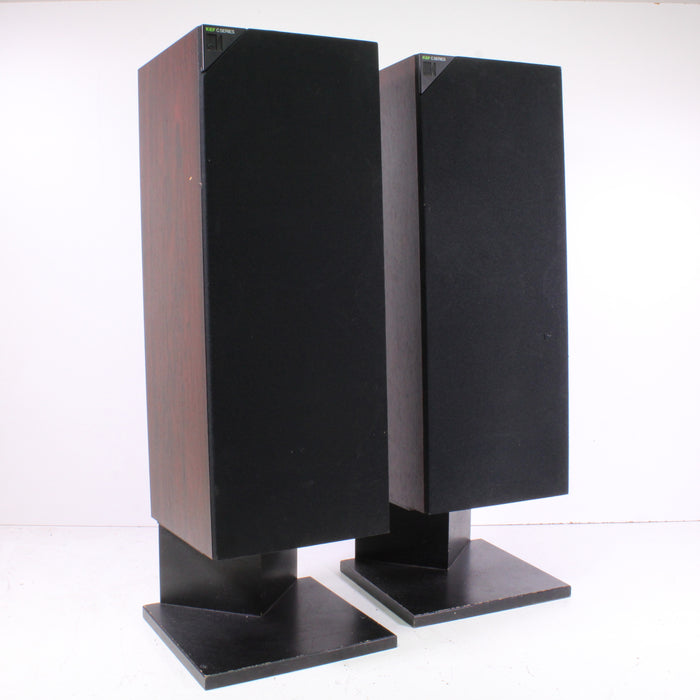 KEF C40 Three-Way Loudspeaker System with Stand (1988)-Speakers-SpenCertified-vintage-refurbished-electronics