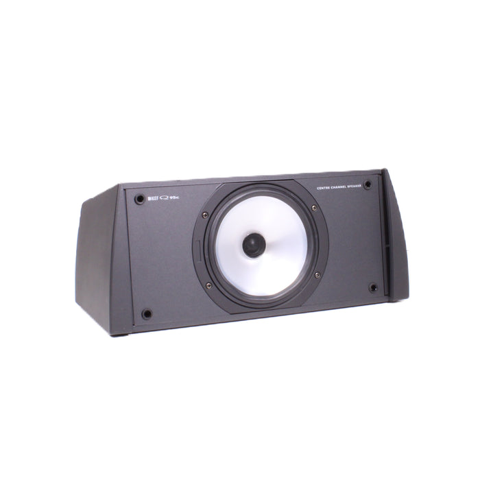 KEF Q95C Center Channel Speaker Uni-Q Driver Black Ash Home Theater-Speakers-SpenCertified-vintage-refurbished-electronics
