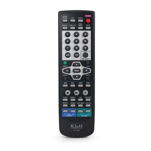 KLH Digital RC-360H Remote Control for DVD Player DVD-8350-Remote Controls-SpenCertified-vintage-refurbished-electronics