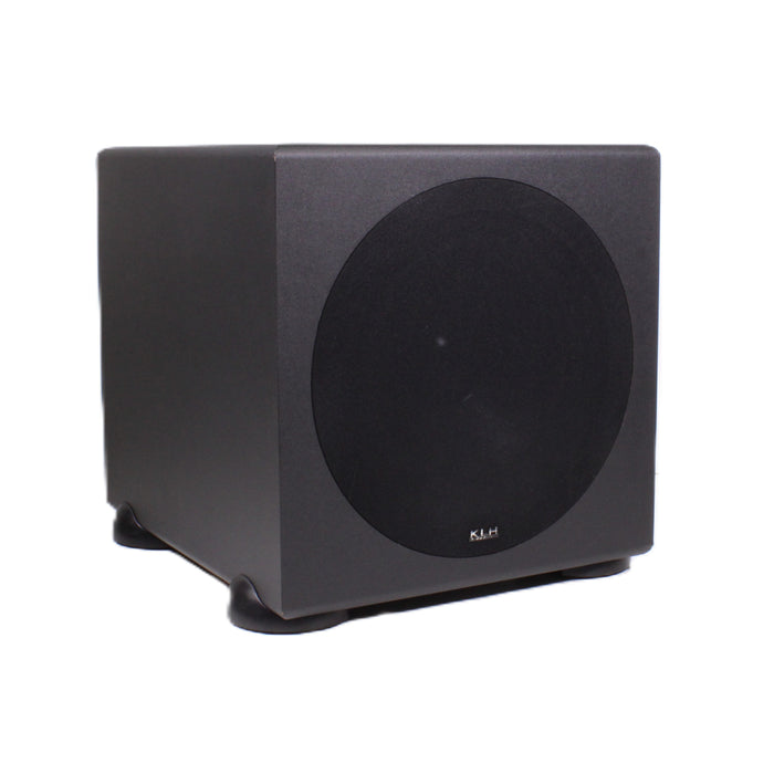 KLH KSUB-10 10" 120W Powered Subwoofer Black Home Theater Bass Speaker-Speakers-SpenCertified-vintage-refurbished-electronics