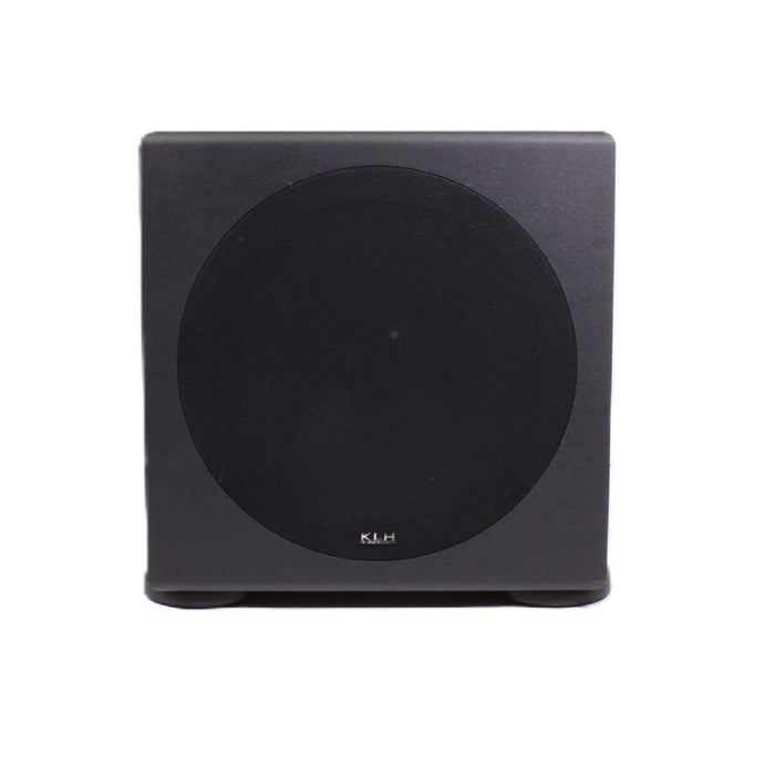 KLH KSUB-10 10" 120W Powered Subwoofer Black Home Theater Bass Speaker-Speakers-SpenCertified-vintage-refurbished-electronics