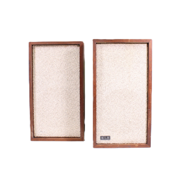 KLH Model Six Acoustic Suspension Bookshelf Louspeaker Speaker Pair Walnut Veneer-Speakers-SpenCertified-vintage-refurbished-electronics