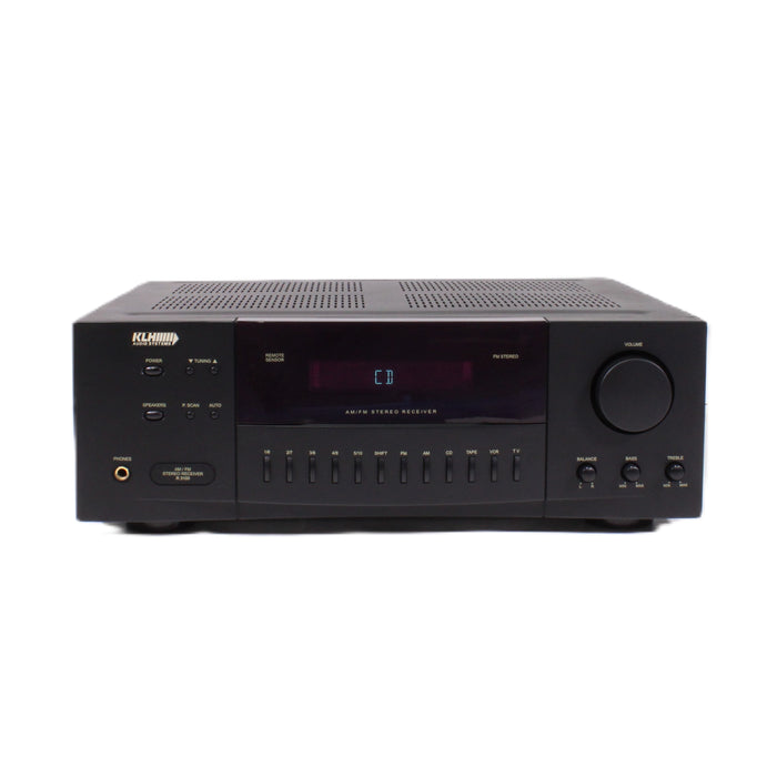 KLH R3100 AM/FM Stereo Receiver 100WPC (NO REMOTE)-Audio Amplifiers-SpenCertified-vintage-refurbished-electronics