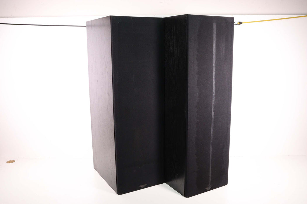 KLIPSCH KLF10 Black Satin Speaker Towers-Speakers-SpenCertified-vintage-refurbished-electronics