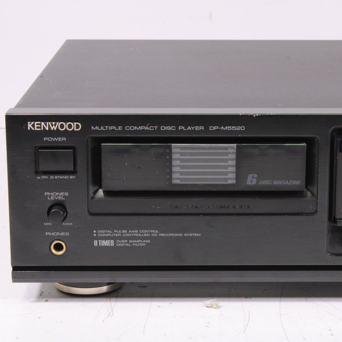 Kenwood 6 Disc CD Player DP-M5570 with 6 Disc Holding Magazine (1995)-Electronics-SpenCertified-vintage-refurbished-electronics