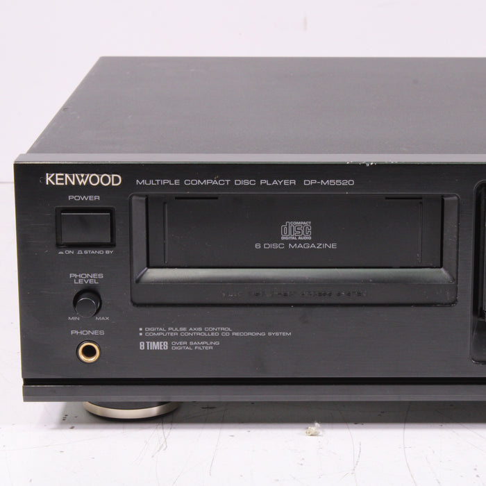 Kenwood 6 Disc CD Player DP-M5570 with 6 Disc Holding Magazine (1995)-Electronics-SpenCertified-vintage-refurbished-electronics