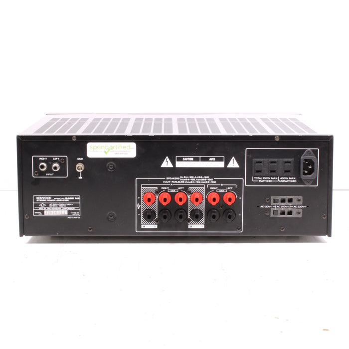 Kenwood Basic M2 Stereo Power Amplifier 220W (1983-85) (AS IS)-Power Amplifiers-SpenCertified-vintage-refurbished-electronics