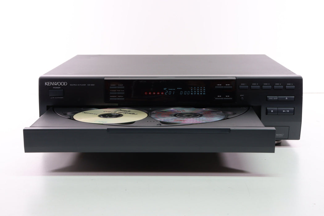 Kenwood CD-203 Multiple CD Player 5-Disc CD Changer-CD Players & Recorders-SpenCertified-vintage-refurbished-electronics