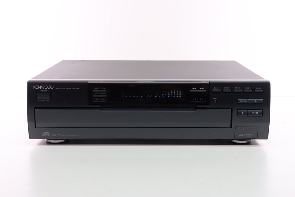 チェッカーズ　 KENWOOD　CMSONG　CD Kenwood CD-203 Multiple CD Player 5-Disc CD Changer — SpenCertified