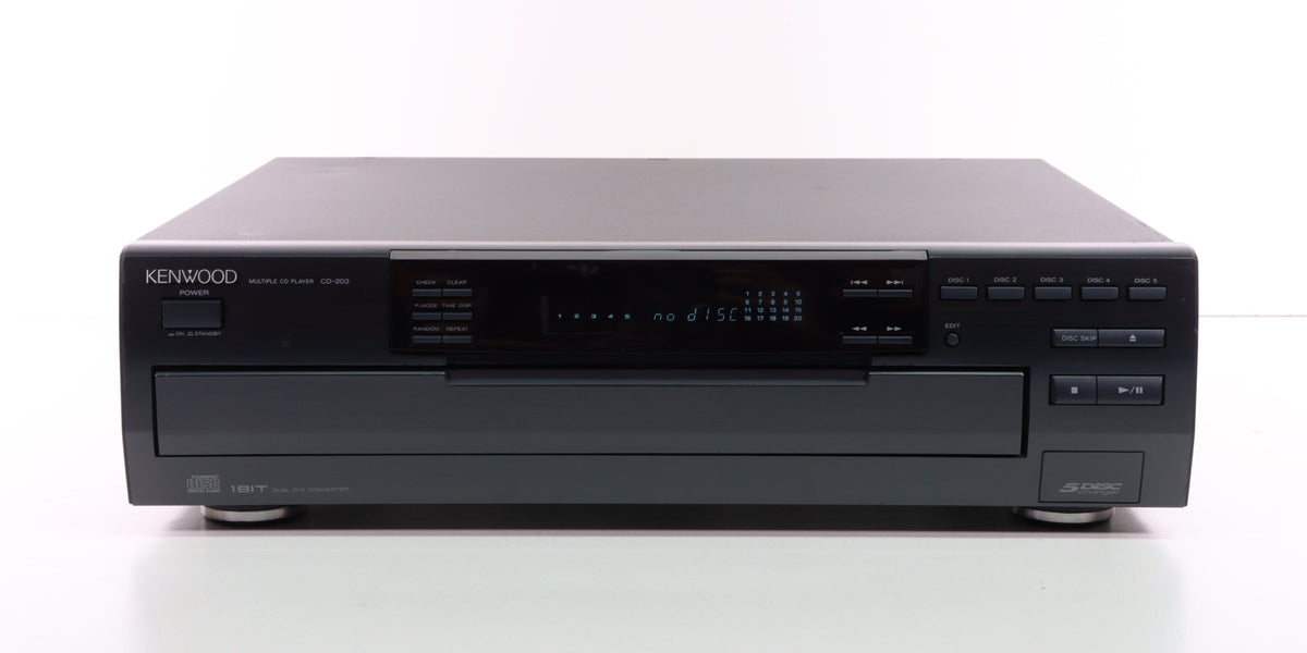 Kenwood CD-203 Multiple CD Player 5-Disc CD Changer — SpenCertified