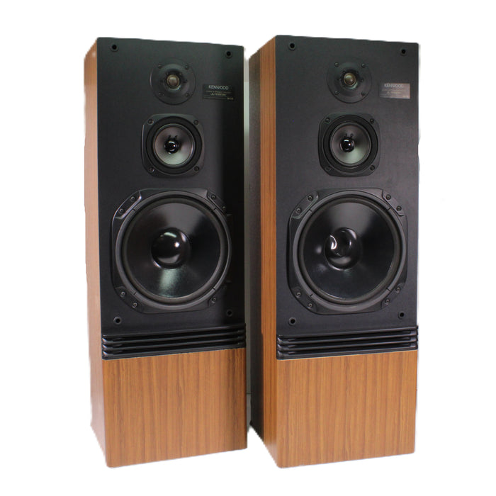Kenwood JL-1090AV 3-Way Loudspeaker Tower Speaker Pair System Dual Tuned Ports-Speakers-SpenCertified-vintage-refurbished-electronics