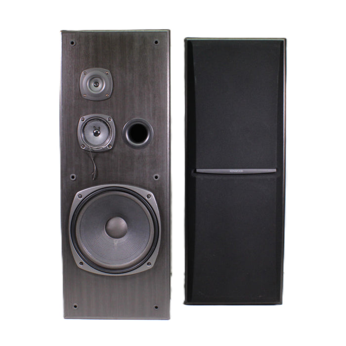 Kenwood JL-884 3-Way Tower Speaker Pair 15" Woofer-Speakers-SpenCertified-vintage-refurbished-electronics