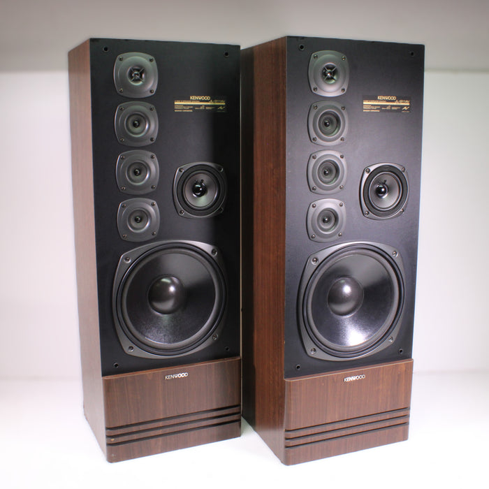 Kenwood JL-911AV 4-Way Floorstanding Speaker Pair 12" Woofer Bass Reflex-Speakers-SpenCertified-vintage-refurbished-electronics