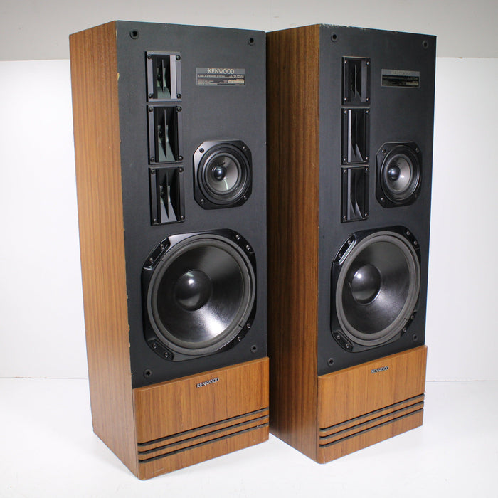 Kenwood JL-975AV 4-Way 5-Speaker Floorstanding Speaker Pair-Speakers-SpenCertified-vintage-refurbished-electronics
