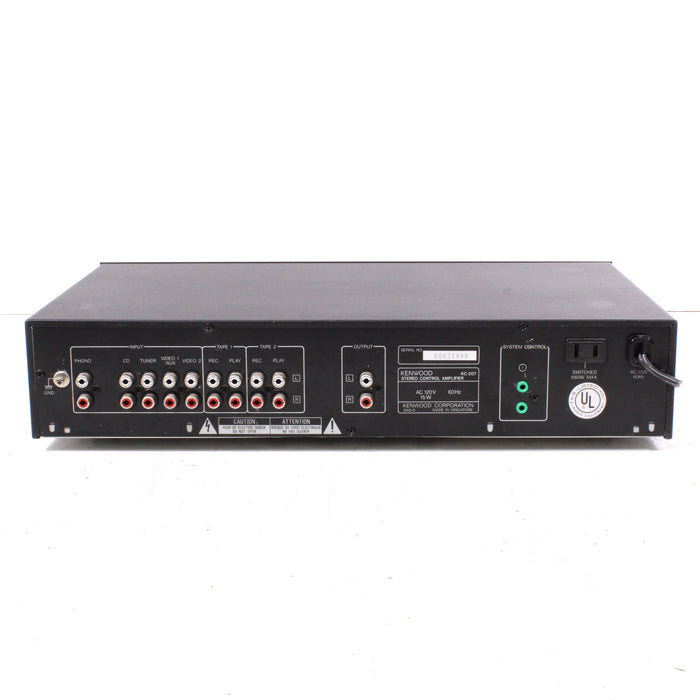 Kenwood KC-207 Stereo Control Amplifier Preamp Preamplifier (NO REMOTE)-Preamps-SpenCertified-vintage-refurbished-electronics