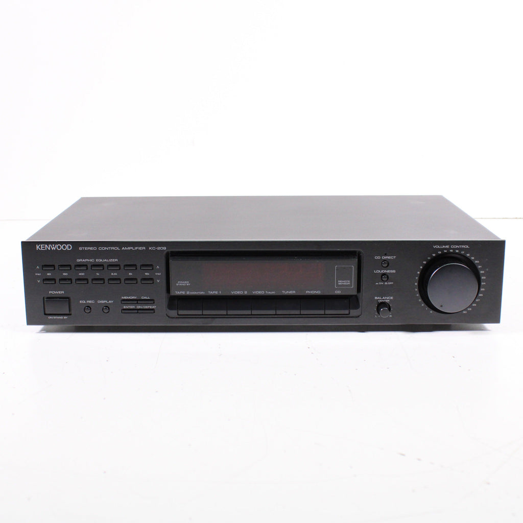 KENWOOD KC-209 ステレオ コントロール アンプリファー Kenwood-KC-209-Preamplifier-
