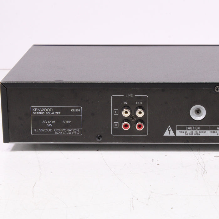 Kenwood KE-205 7-Band Dual Equalizer (1998)-Equalizers-SpenCertified-vintage-refurbished-electronics