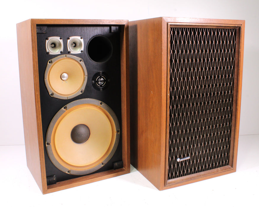 Kenwood KL-5080 4-Way, 5-Speaker Full Range Loudspeaker System Pair (1971)-Speakers-SpenCertified-vintage-refurbished-electronics
