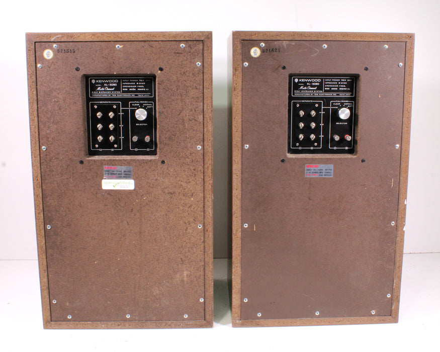 Kenwood KL-5080 4-Way, 5-Speaker Full Range Loudspeaker System Pair (1971)-Speakers-SpenCertified-vintage-refurbished-electronics