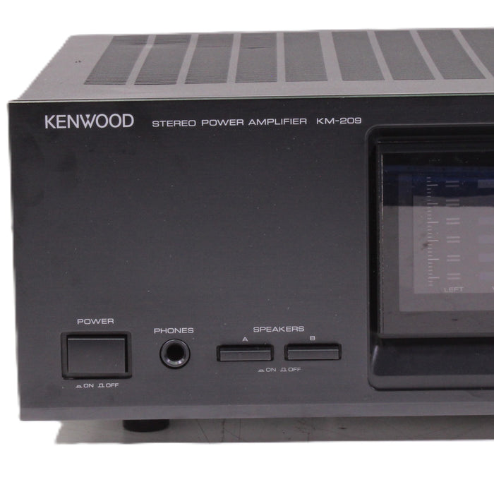 Kenwood KM-209 Stereo Power Amplifier 150WPC Dual Power Meters-Integrated Amplifiers-SpenCertified-vintage-refurbished-electronics