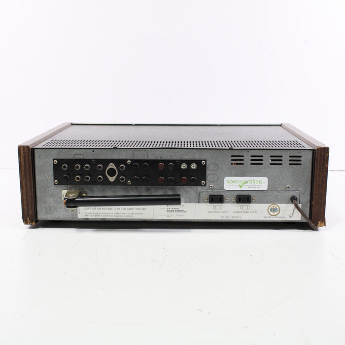 Kenwood KR-3400 Vintage AM FM Stereo Receiver Silver Face (1974)-Audio & Video Receivers-SpenCertified-vintage-refurbished-electronics