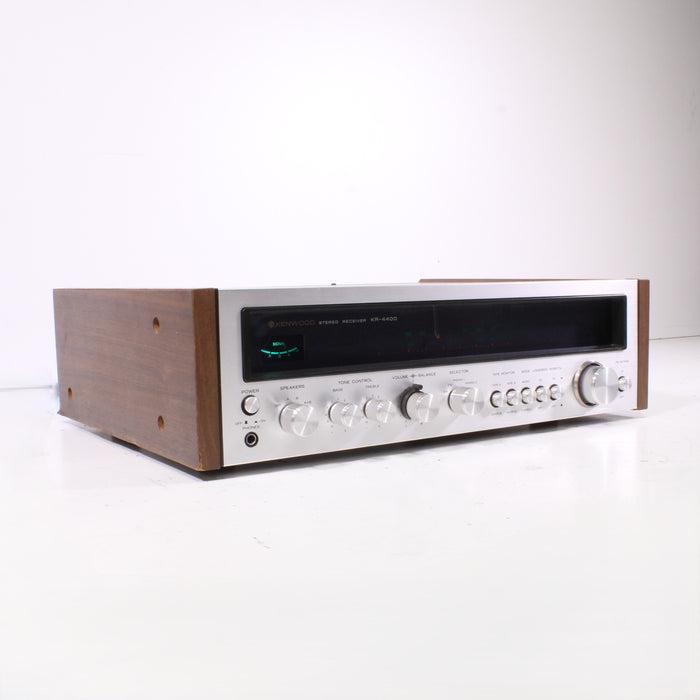 Kenwood KR-4400 AM/FM Stereo Receiver Silver Face 30WPC Classic Vintage (1974)-Audio Receivers-SpenCertified-vintage-refurbished-electronics