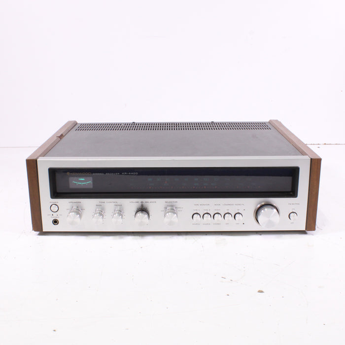 Kenwood KR-4400 AM/FM Stereo Receiver Silver Face 30WPC Classic Vintage (1974)-Audio Receivers-SpenCertified-vintage-refurbished-electronics