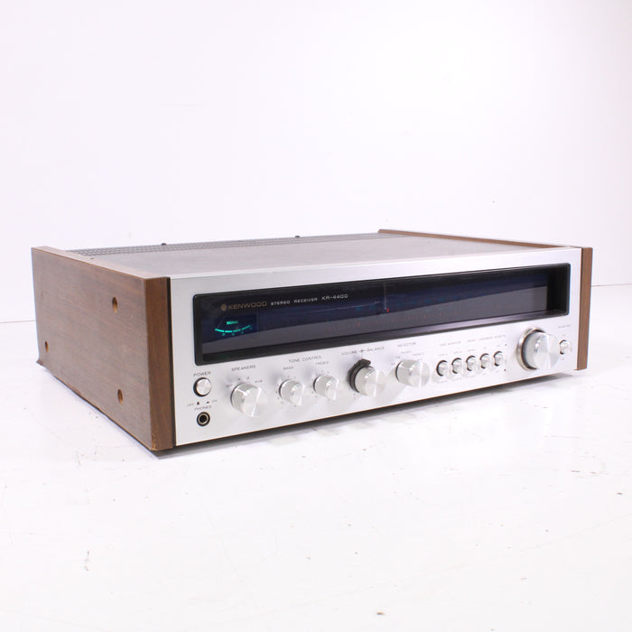 Kenwood KR-4400 AM/FM Stereo Receiver Silver Face 30WPC Classic Vintage (1974)-Audio Receivers-SpenCertified-vintage-refurbished-electronics