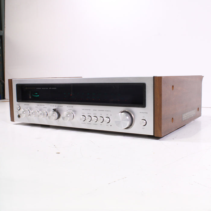 Kenwood KR-4400 AM/FM Stereo Receiver Silver Face 30WPC Classic Vintage (1974)-Audio Receivers-SpenCertified-vintage-refurbished-electronics