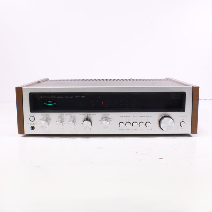 Kenwood KR-4400 AM/FM Stereo Receiver Silver Face 30WPC Classic Vintage (1974)-Audio Receivers-SpenCertified-vintage-refurbished-electronics