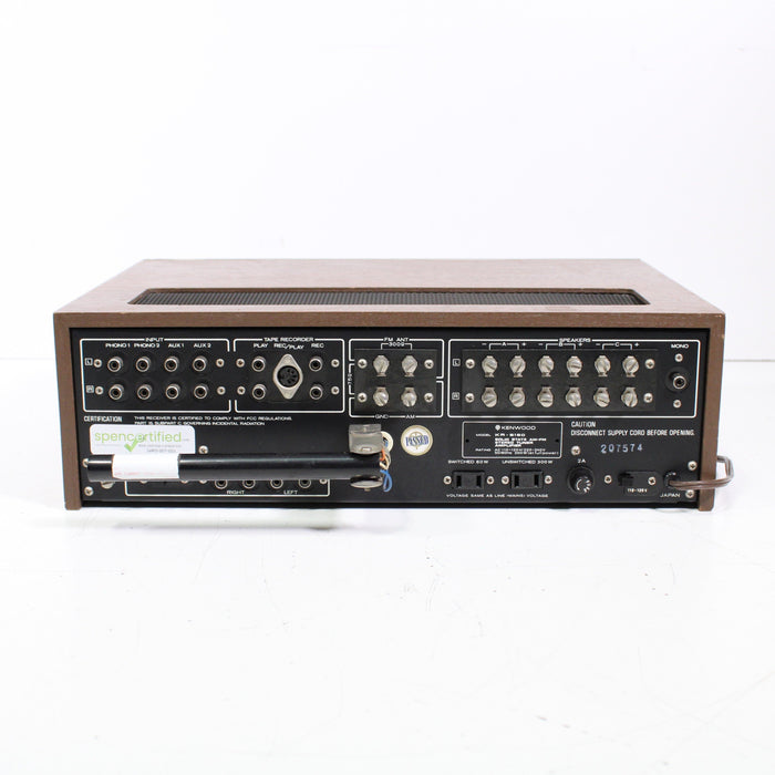 Kenwood KR-5150 Solid State AM/FM Stereo Receiver (1970)-Audio Amplifiers-SpenCertified-vintage-refurbished-electronics