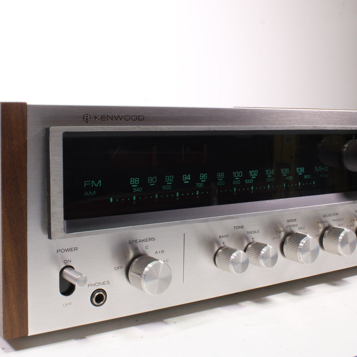 Kenwood KR-6400 Stereo Receiver Silver Face AM/FM Phono Vintage (1976)-Audio & Video Receivers-SpenCertified-vintage-refurbished-electronics