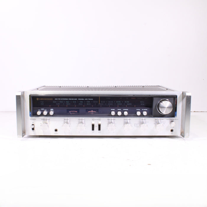 Kenwood KR-7600 AM/FM Stereo Receiver Silver Face 80WPC Vintage Hi-Fi (1976)-Audio & Video Receivers-SpenCertified-vintage-refurbished-electronics