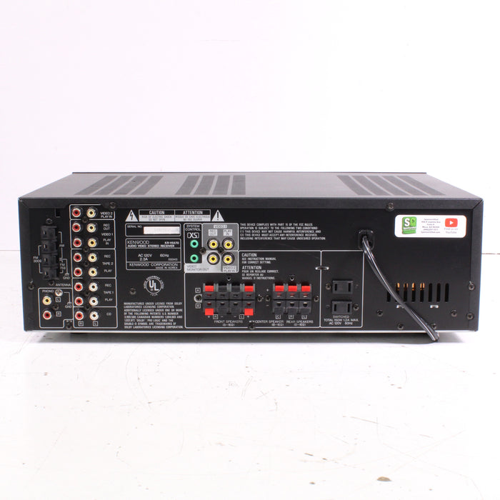 Kenwood KR-V5570 Audio Video Stereo Receiver Surround Dolby Pro Logic (1995)-Audio & Video Receivers-SpenCertified-vintage-refurbished-electronics