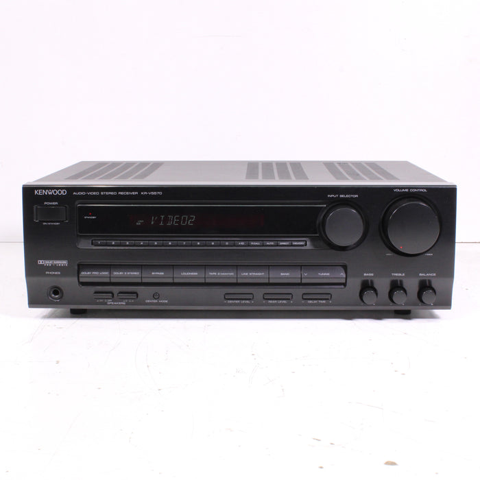 Kenwood KR-V5570 Audio Video Stereo Receiver Surround Dolby Pro Logic (1995)-Audio & Video Receivers-SpenCertified-vintage-refurbished-electronics