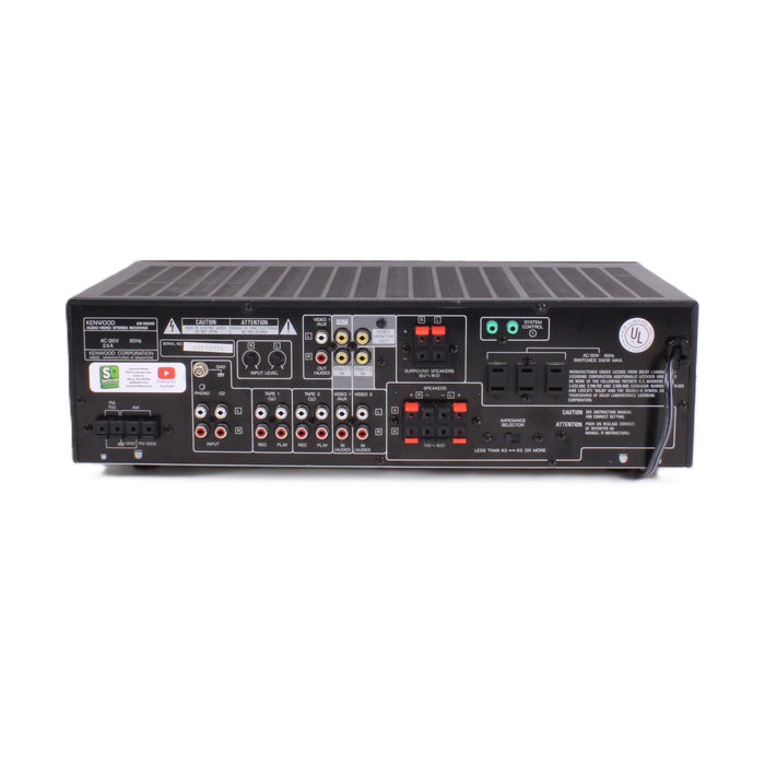Kenwood KR-V6010 Audio Video Stereo Receiver Phono Dolby Surround 5-Band EQ (NO REMOTE)-Audio & Video Receivers-SpenCertified-vintage-refurbished-electronics