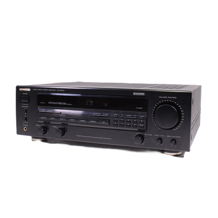 Kenwood KR-V6040 Audio Video Stereo Receiver (NO REMOTE)-Audio & Video Receivers-SpenCertified-vintage-refurbished-electronics