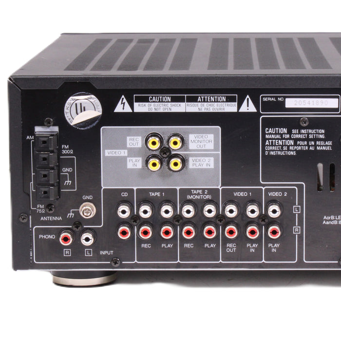Kenwood KR-V6040 Audio Video Stereo Receiver (NO REMOTE)-Audio & Video Receivers-SpenCertified-vintage-refurbished-electronics