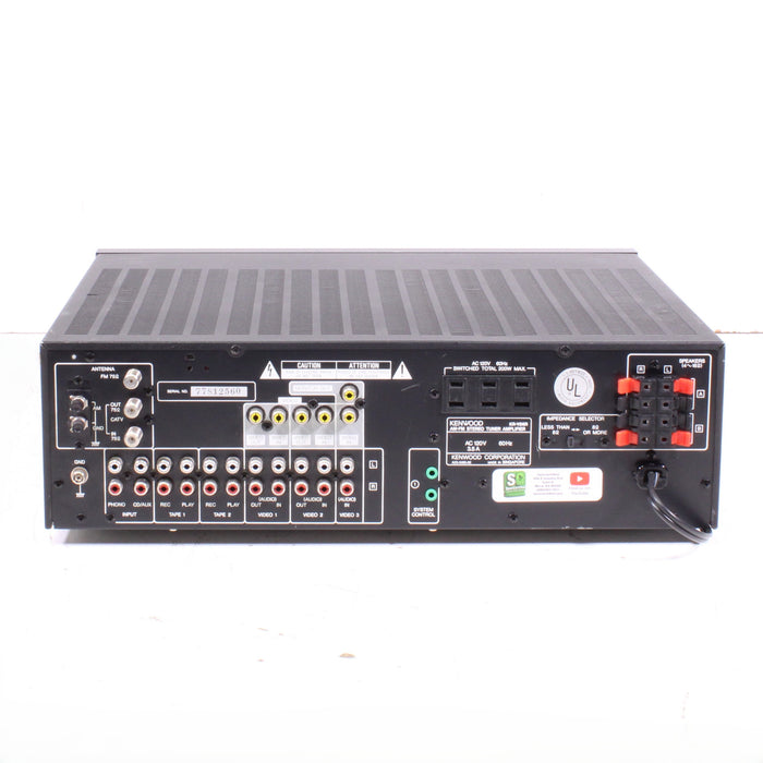 Kenwood KR-V86R Audio Video Stereo Receiver Dolby Pro Logic (1987)-Audio & Video Receivers-SpenCertified-vintage-refurbished-electronics
